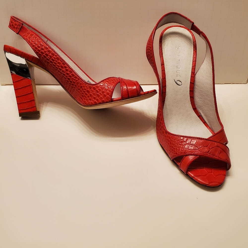 COPY - NEW LADIES RED MIRRORED HEELS
